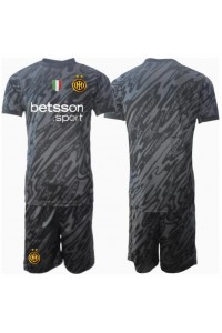Inter Milan Keeper Babyklær Tredje Fotballdrakt til barn 2024-25 Korte ermer (+ Korte bukser)